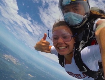 tandem skydiving over Cape Cod