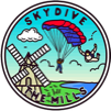 Skydive the Mills logo