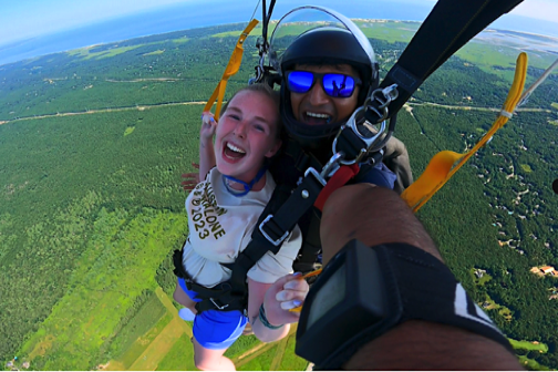 tandem skydive on Cape Cod